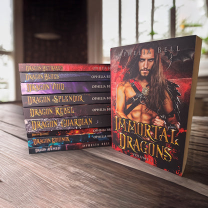 The Steamy Immortal Dragons Complete Ultimate Bundle - Signed Paperbacks