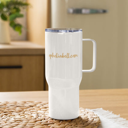 Dragon Wisdom "Life is like riding a dragon" - Travel mug with a handle