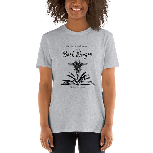 Book Dragon - Short-Sleeve Unisex T-Shirt